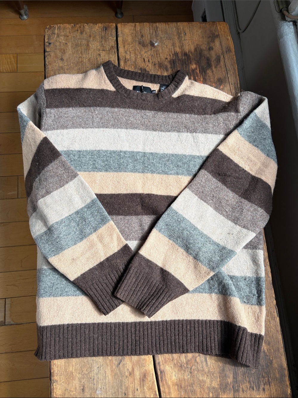 Men's Striped Bill Blass Sweater